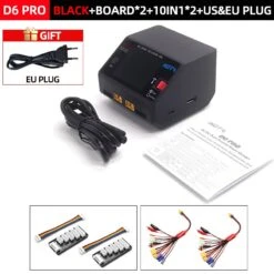 HOTA D6 Pro Smart Charger Dual Channel AC200W DC650W US/EU 15A Lipo NiZn/Nicd/NiMH Battery Charger Wireless Charging For RC FPV -Remote Control Car Shop S70e51c5c449747d48f2d1897f240ac5f4