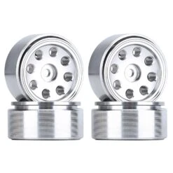 INJORA 4PCS 1.0" CNC Metal Beadlock Wheel Rims For 1/24 RC Crawler Car Axial SCX24 90081 AXI00002 Deadbolt Chevrolet B-17 Betty -Remote Control Car Shop S718bc025a3474350bf80eaab7d7aea9aC