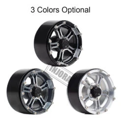INJORA 4PCS 146g/pcs Heavy RC Rock Crawler Metal 1.9" BEADLOCK Wheel Rim For 1/10 Axial SCX10 90046 90047 D90 -Remote Control Car Shop S73b43e2b5b5044d4bde56d72166add9a3