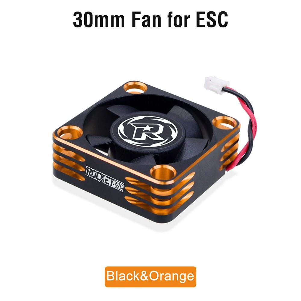Rocket Cooling Fan 30x30mm 28000RPM/5-8V ESC Heat Dissipation ZH1.5*2P Connector For 1/8 1/10 RC Car TS160 TS160V2 TURBO ESC 2 Rocket Cooling Fan 30x30mm 28000RPM/5-8V ESC Heat Dissipation ZH1.5*2P Connector For 1/8 1/10 RC Car TS160 TS160V2 TURBO ESC - Image 2