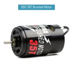 INJORA 550 Brushed Motor Waterproof 12T 21T 29T 35T 55T For 1:10 RC Crawler Axial SCX10 AXI03007 JL 90046 Slash TRX4 TRX6 -Remote Control Car Shop S7417f708d45b4c1dbd76632d5b38bb6b9