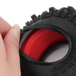 INJORA 4PCS 1.9" Rubber Wheel Tires With Dual Stage TPE Foam For RC Crawler Car Axial SCX10 90046 TRX4 D90 Redcat Gen8 -Remote Control Car Shop S747b0d0a9f03414c9fe7a6bf1df7d6f2R