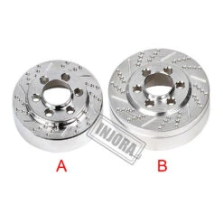 INJORA 2PCS/4PCS Brass Brake Disc Weights Silver Anodized For 1.9 2.2inch Wheel TRX4 TRX6 Axial SCX10 90046 AXI03007 -Remote Control Car Shop S767829b0fc7d4efd9f842de15f19abe3H