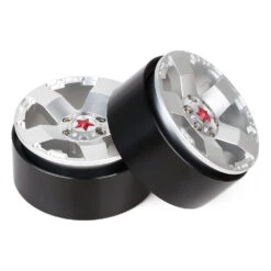 INJORA 4PCS Metal 2.2 Beadlock Wheel Rim 5 Spokes Hub For 1/10 RC Rock Crawler Axial SCX10 90046 RR10 Wraith TRX4 -Remote Control Car Shop S78af058591a04932a246b63a66d19f04I