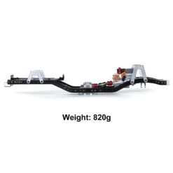 INJORA 313mm 12.3" Wheelbase Metal Chassis Frame With Prefixal Shiftable Gearbox For 1/10 RC Crawler Car Axial SCX10 90046 -Remote Control Car Shop S7c8d293a08c74fa998a4a1489b068cffW