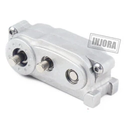 INJORA 313mm 12.3" Wheelbase Prefixal Gearbox Metal Chassis Frame For 1/10 RC Crawler Car Axial SCX10 & SCX10 II 90046 -Remote Control Car Shop S7d0f24f6c2404477a97ce96243468d5cJ