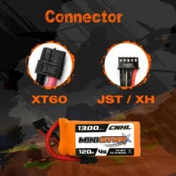 4PCS CNHL 4S 14.8V Lipo Battery 1300mAh 1500mAh 1800mAh 120C MiniStar With XT60 Plug For RC FPV Boat Quadcopter Airplane Drone -Remote Control Car Shop S8025bc56f4d14c44a677c84dcf94c3866