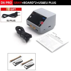 HOTA D6 Pro Smart Charger Dual Channel AC200W DC650W US/EU 15A Lipo NiZn/Nicd/NiMH Battery Charger Wireless Charging For RC FPV -Remote Control Car Shop S82be65bb109b4805a3eec3d11ee62efay