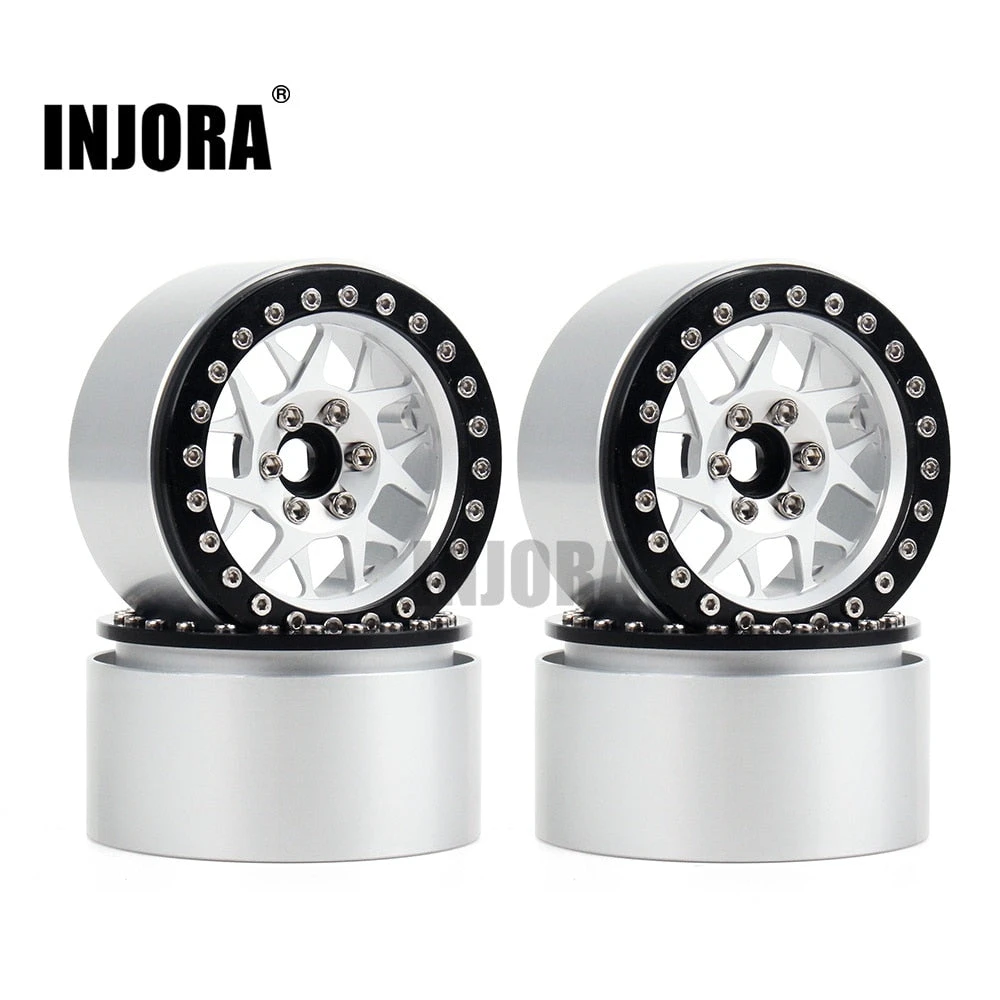 INJORA 4PCS CNC Aluminum 2.2 Beadlock Wheel Rim For 1/10 RC Crawler Car Axial SCX10 RR10 Wraith TRX4 TRX-6 6 INJORA 4PCS CNC Aluminum 2.2 Beadlock Wheel Rim For 1/10 RC Crawler Car Axial SCX10 RR10 Wraith TRX4 TRX-6 - Image 6