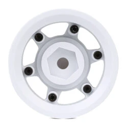 INJORA 4Pcs Plastic 1.55" Beadlock Wheel Rim White/ Black For 1/10 RC Crawler Car Axial 90069 D90 TF2 Tamiya CC01 LC70 MST JIMNY -Remote Control Car Shop S8598608204204531afba2fe7b90527c3i