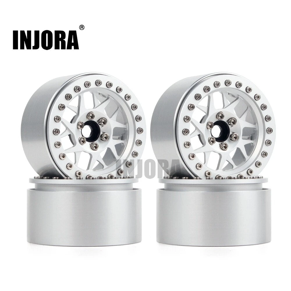 INJORA 4PCS CNC Aluminum 2.2 Beadlock Wheel Rim For 1/10 RC Crawler Car Axial SCX10 RR10 Wraith TRX4 TRX-6 5 INJORA 4PCS CNC Aluminum 2.2 Beadlock Wheel Rim For 1/10 RC Crawler Car Axial SCX10 RR10 Wraith TRX4 TRX-6 - Image 5