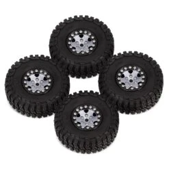 INJORA 1.0 Beadlock Wheels And Tires Micro Crawler Upgrade Part 4PCS For 1/24 RC Crawler Car Axial SCX24 AX24 (W1026-T1002) -Remote Control Car Shop S8b368d33cabb4e50be66db024507c1c7O
