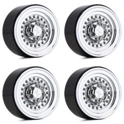 INJORA 4PCS CNC Aluminum 1.0" Beadlock Wheel Rims 27*15mm For 1/24 RC Crawler Car Axial SCX24 FCX24 Enduro24 AX24 (W1001) -Remote Control Car Shop S8ba18b7168d748f09f1888810517dae2c
