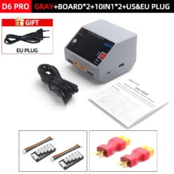 HOTA D6 Pro Smart Charger Dual Channel AC200W DC650W US/EU 15A Lipo NiZn/Nicd/NiMH Battery Charger Wireless Charging For RC FPV -Remote Control Car Shop S8f19c360ed1a4e309b4a173992a7bfbfe