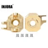 INJORA 2PCS Brass Front AR44 Steering Knuckles For 1/10 RC Crawler Axial SCX10 II 90046 Upgrade Parts