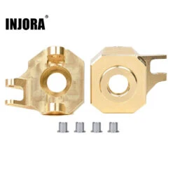 INJORA 2PCS Brass Front AR44 Steering Knuckles For 1/10 RC Crawler Axial SCX10 II 90046 Upgrade Parts