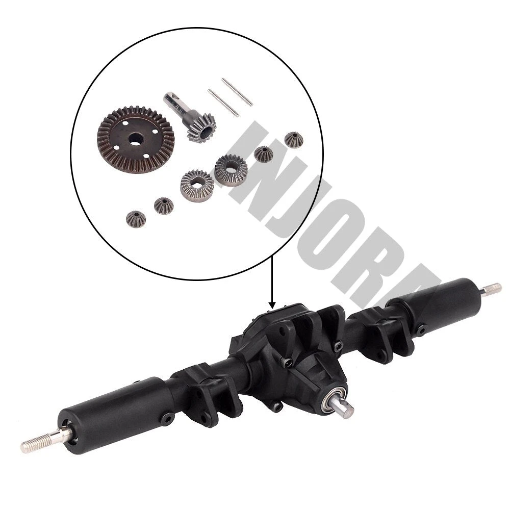 INJORA 1:10 RC Crawler Complete Differential Axle For Axial SCX10 II 90046 90047 RC Car Upgrade Parts 3 INJORA 1:10 RC Crawler Complete Differential Axle For Axial SCX10 II 90046 90047 RC Car Upgrade Parts - Image 3