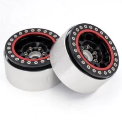 INJORA 4PCS 1.9 Beadlock Wheel Rim Hub CNC Aluminum For 1/10 RC Crawler Car Axial SCX10 90046 AXI03007 TRX4 VS4-10 Gen8 MST CFX -Remote Control Car Shop S94a528f9a38c429a8e85ef1accde126bD