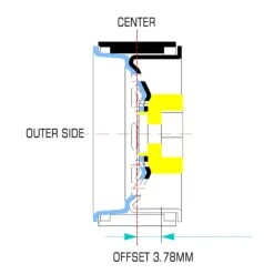 INJORA 1.0 Beadlock Wheel Rim Deep Dish Negative Offset 3.78mm Stamped Steel Hub For RC Crawler Car Axial SCX24 TRX4M (W1004) -Remote Control Car Shop S94c00a5fe318474db5450ff0cfefc8bfW