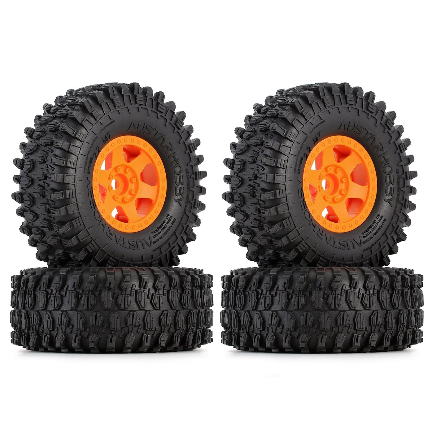 INJORA 2.2 Wheel Tires Set Beadlock Rims 130*46MM 4PCS For RC Rock Crawler Axial SCX10 RR10 Wraith KM5 4 INJORA 2.2 Wheel Tires Set Beadlock Rims 130*46MM 4PCS For RC Rock Crawler Axial SCX10 RR10 Wraith KM5 - Image 4