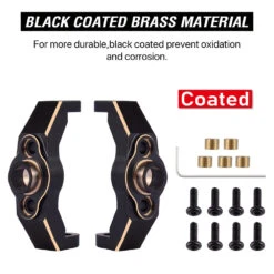 Brass Blocks C-hubs Caster Counterweight For Traxxas TRX-4M 1/18 Upgrades Parts RC Crawler Accessories Bronco Defender 2PCS 8g -Remote Control Car Shop S9c6798857aed49278031db0201d19d7cH