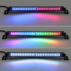 DUMBORC RC Car Lights Bar 1/10 Scale RC Led Light Kit Colorful Flashing Roof Lamp For Jeep Wrangler 1/10 RC Crawler Accessories -Remote Control Car Shop S9cdb2525709f4a34b338fdbcd49e43f8b