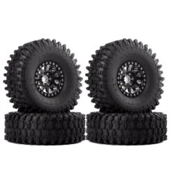 INJORA 4PCS Metal 1.9 Beadlock Wheel Rim Tires Set For 1/10 RC Crawler Car Axial SCX10 90046 TRX-4 Redcat GEN 8 -Remote Control Car Shop S9e947ce41f7642f0a7fe8987d5a5f58eS