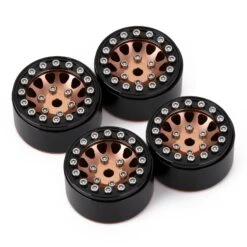 INJORA 4PCS CNC 1.0" Beadlock Wheel Rims For 1/24 RC Crawler Car Axial SCX24 AXI90081 AXI00001 AXI00002 FCX24 Enduro24 (W1049) -Remote Control Car Shop S9ecf07b26a474aaf9383d17a2eb87aa4O
