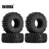 INJORA 58*24mm All Terrain Super Soft Sticky 1.0 Wheel Tires For 1/18 1/24 RC Crawler SCX24 AX24 TRX4M (T1017)