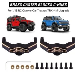 Brass Blocks C-hubs Caster Counterweight For Traxxas TRX-4M 1/18 Upgrades Parts RC Crawler Accessories Bronco Defender 2PCS 8g -Remote Control Car Shop Sa3f3fcac5ad44d5197c91eb911248bcbn