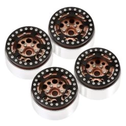 INJORA 4PCS CNC Aluminum 1.9" Beadlock Wheel Rim Hub For 1/10 RC Crawler Car Axial SCX10 90046 TRX4 Redcat Gen8 -Remote Control Car Shop Sa54c68ea649b4eb5be1f3aa6eb10a905z