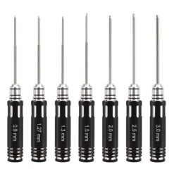 INJORA 0.9/1.27/1.3/1.5/2.0/2.5/3mm Hex RC Tool Kit HSS Steel Hexagon Screwdriver Set For RC Crawler Car Boat Helicopter Model -Remote Control Car Shop Sa60238ffa90d4a07ad451f1cb7653176v