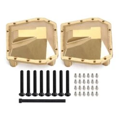 INJORA 2PCS Brass Axle Diff Cover Upgrade Parts For 1/6 RC Crawler Axial SCX6 Jeep JLU Wrangler Trail Honcho 4WD RTR -Remote Control Car Shop Sa6b030a50c7b4763b0db8c6c608bbcaaj