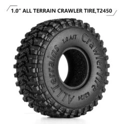 INJORA 62*24mm S4 All Terrain 1.0 Wheel Tires For 1/18 1/24 RC Crawler Car Axial SCX24 FCX24 Enduro24 AX24 (T2450) -Remote Control Car Shop Sa6cc810bdebe4bf8b832826065807c5ff