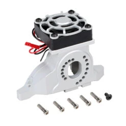 INJORA 1PCS Aluminum Alloy Motor Mount Heat Sink With Cooling Fan For 1/10 RC Crawler Car TRX-4 #8290 -Remote Control Car Shop Sa872232d4f4a492989df85ea7d487c05g