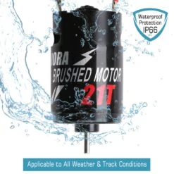 INJORA 550 Brushed Motor Waterproof 12T 21T 29T 35T 55T For 1:10 RC Crawler Axial SCX10 AXI03007 JL 90046 Slash TRX4 TRX6 -Remote Control Car Shop Sae60dbb8422841969c9c7bea367b77f3p