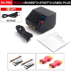 HOTA D6 Pro Smart Charger Dual Channel AC200W DC650W US/EU 15A Lipo NiZn/Nicd/NiMH Battery Charger Wireless Charging For RC FPV -Remote Control Car Shop Safe5c381372b45a2ac93cabe5bf987410