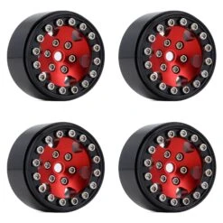 INJORA 4PCS CNC Aluminum 1.0" Beadlock Wheel Rim For 1/24 RC Crawler Car Axial SCX24 FCX24 Enduro24 AX24 (W1026) -Remote Control Car Shop Sb0af82caeae3499a8996dd4c0348dafcn