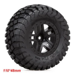 INJORA 4PCS 110*48MM 108*42MM RC Car Rubber Tires Wheel Rim Set For 1/10 Short Course Truck Slash VKAR 10SC HPI -Remote Control Car Shop Sb1616bdb3d1e4350893ec05bfe6e9813c