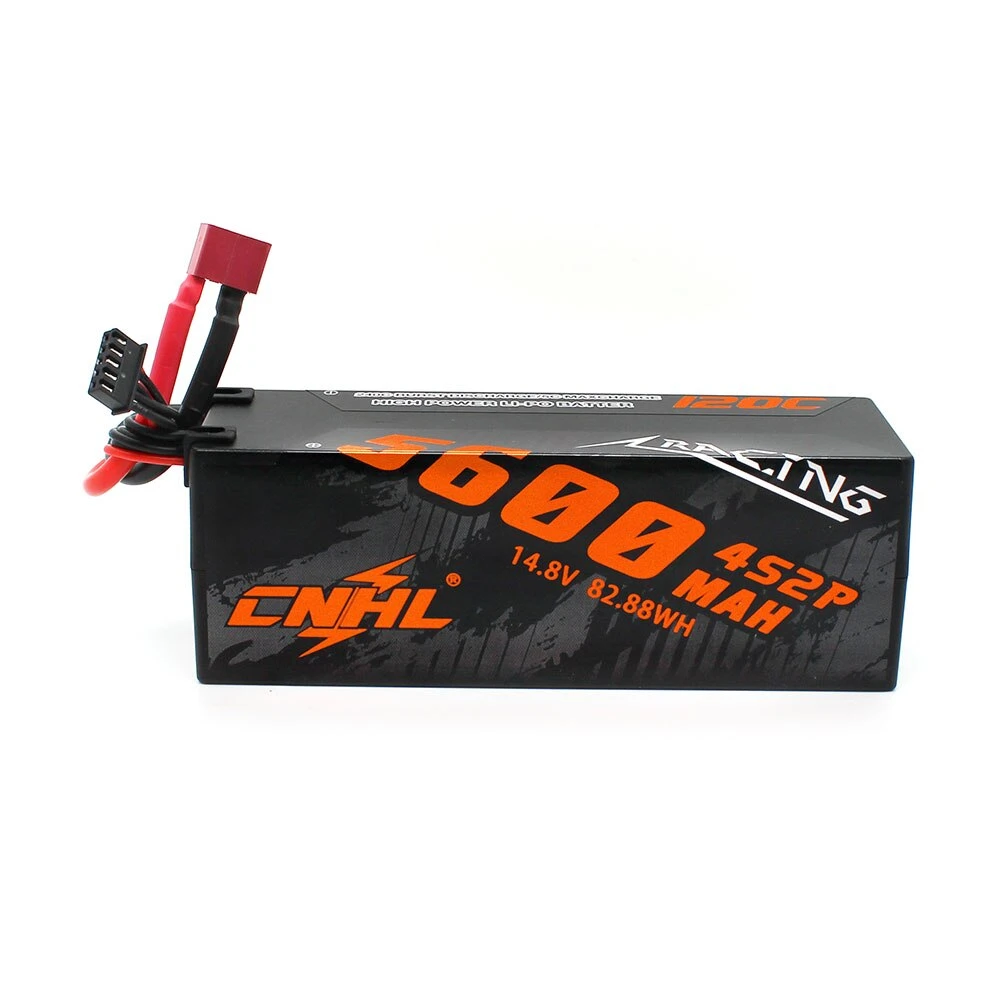 CNHL 4S 14.8V Lipo Battery 5600mAh 120C Racing Series Hard Case With Deans EC5 Plug For RC Car Rally Truck Buggy Off-Road Boat 2 CNHL 4S 14.8V Lipo Battery 5600mAh 120C Racing Series Hard Case With Deans EC5 Plug For RC Car Rally Truck Buggy Off-Road Boat - Image 2