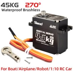 9imod Waterproof Brushless Servo 51KG 50KG 45KG 35KG 25KG 180 Degree Aluminium Digital Servo Metal Gear For Traxxas Scx10 RC Car Robot -Remote Control Car Shop Sb60fa15a46124f3bb5ffd538d12300b02