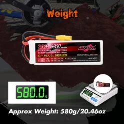 CNHL Lipo Battery 14.8V 4S 6200mAh 30C G+PLUS With XT90 Plug For Airplane Helicopter Car Boat Speedrun Drone Hobbying Model -Remote Control Car Shop Sb77d5f8b81fd45bfa8ab56622b822ab6R