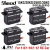 9imod 35kg 25kg 20kg 15kg Waterpoof Arduino Servo Full AL RC Steering Servos Metal Gear Digital Servo RC 1/8 1/ 10 Clawer Truck