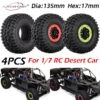 AUSTARHOBBY 17mm Hex RC Wheels And Tires 2.8in For 1/7 Desert Short Course Truck UDR Traxxas Off-road Buggy RC Car