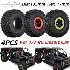 AUSTARHOBBY 17mm Hex RC Wheels And Tires 2.8in For 1/7 Desert Short Course Truck UDR Traxxas Off-road Buggy RC Car