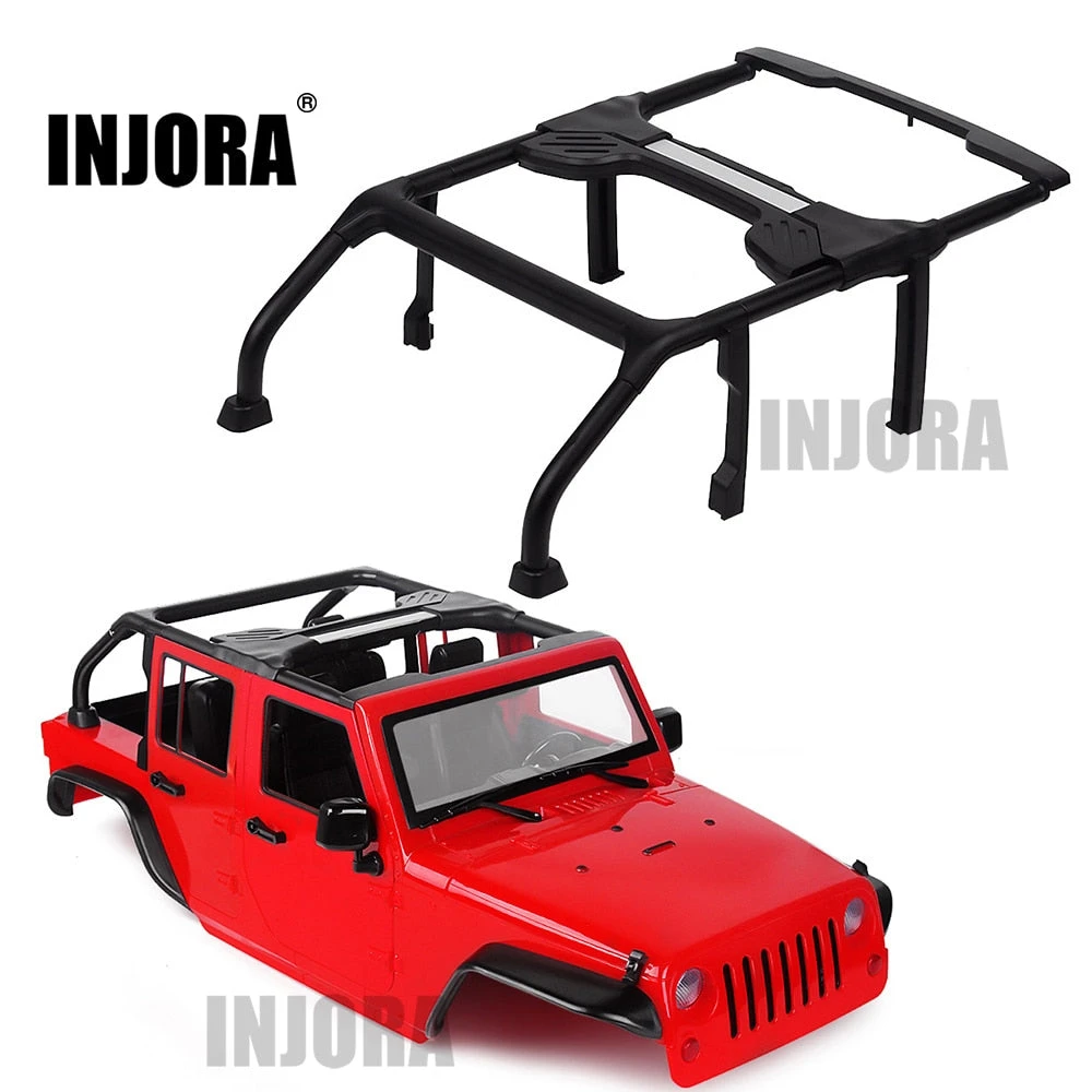 INJORA 313mm Wheelbase Open Car Conversion Parts For 1/10 RC Crawler Axial SCX10 90046 Jeep Wrangler Body Shell 1 INJORA 313mm Wheelbase Open Car Conversion Parts For 1/10 RC Crawler Axial SCX10 90046 Jeep Wrangler Body Shell