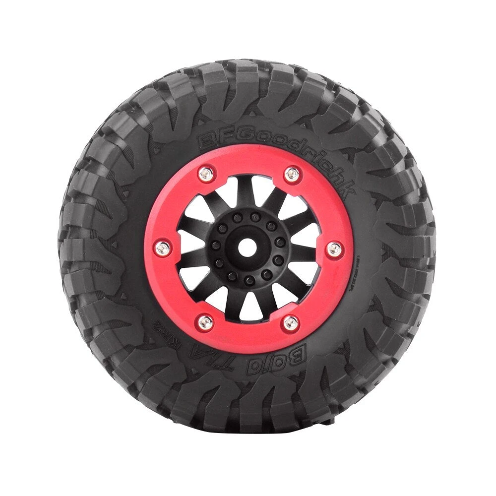 INJORA 4PCS RC Car Beadlock Rubber Tires Wheel Rim Set For 1/10 Short Course Truck Slash 4x4 VKAR 10SC HPI 5 INJORA 4PCS RC Car Beadlock Rubber Tires Wheel Rim Set For 1/10 Short Course Truck Slash 4x4 VKAR 10SC HPI - Image 5