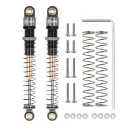 INJORA 51mm Aluminum Long Travel Threaded Double Barrel Shocks For 1/24 RC Crawler Axial AX24 SCX24 Upgrade -Remote Control Car Shop Sc3e2d71350f34255aa32e344461fc5aak