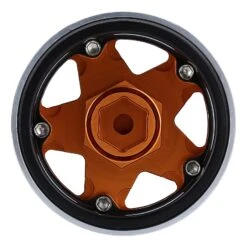 INJORA 4Pcs CNC Metal 1.9" Beadlock 5-Spokes Wheel Rim Hub For 1/10 RC Crawler TRX4 Axial SCX10 90046 Defender D90 D110 -Remote Control Car Shop Sc54fb3b003c24fea902c23df7459744cj