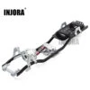 INJORA 313mm 12.3" Wheelbase Prefixal Gearbox Metal Chassis Frame For 1/10 RC Crawler Car Axial SCX10 & SCX10 II 90046
